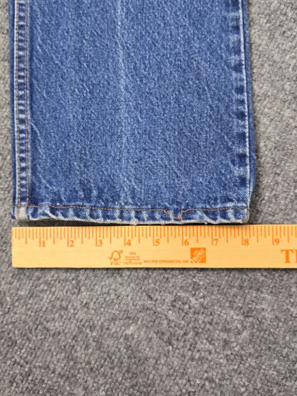 VTG 80s Levi's 517 Bootcut Jeans Made in USA Red Tab Distressed 32x30 Altered